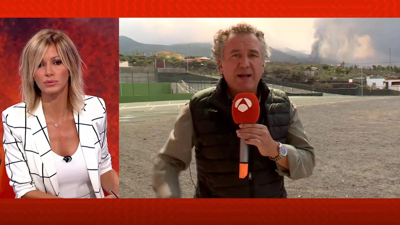 Roberto Brasero desde La Palma.