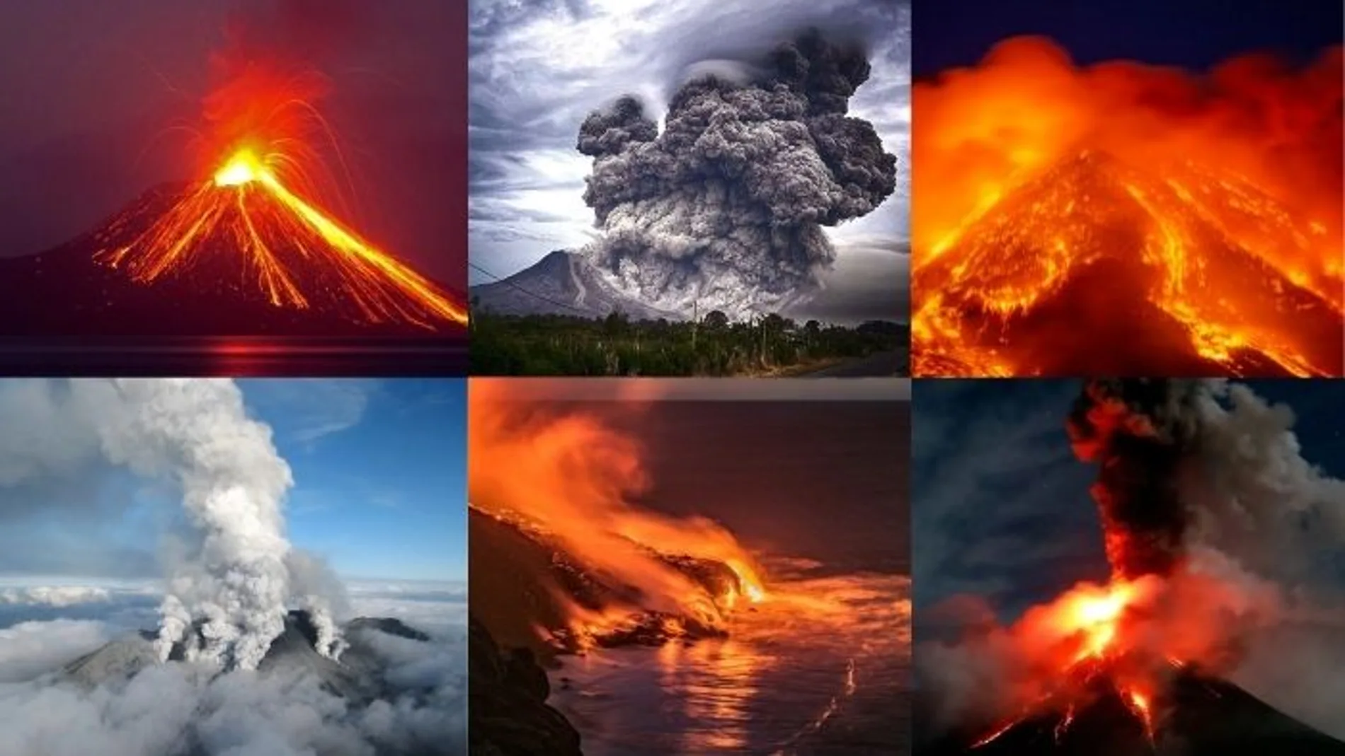 Las últimas grandes erupciones volcánicas que ha habido en el mundo