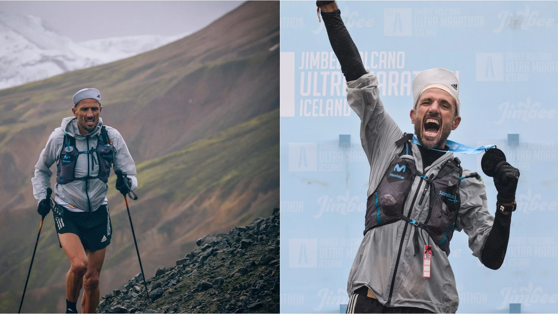 Chema Martínez se corona en la Volcano Ultra Marathon, la carrera que discurre entre volcanes en Islandia