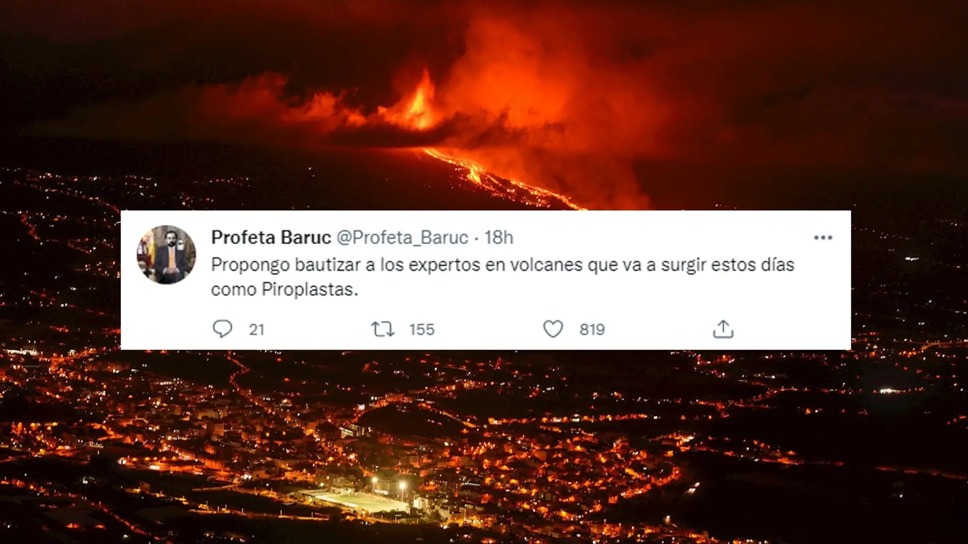 Los mejores memes del volcán