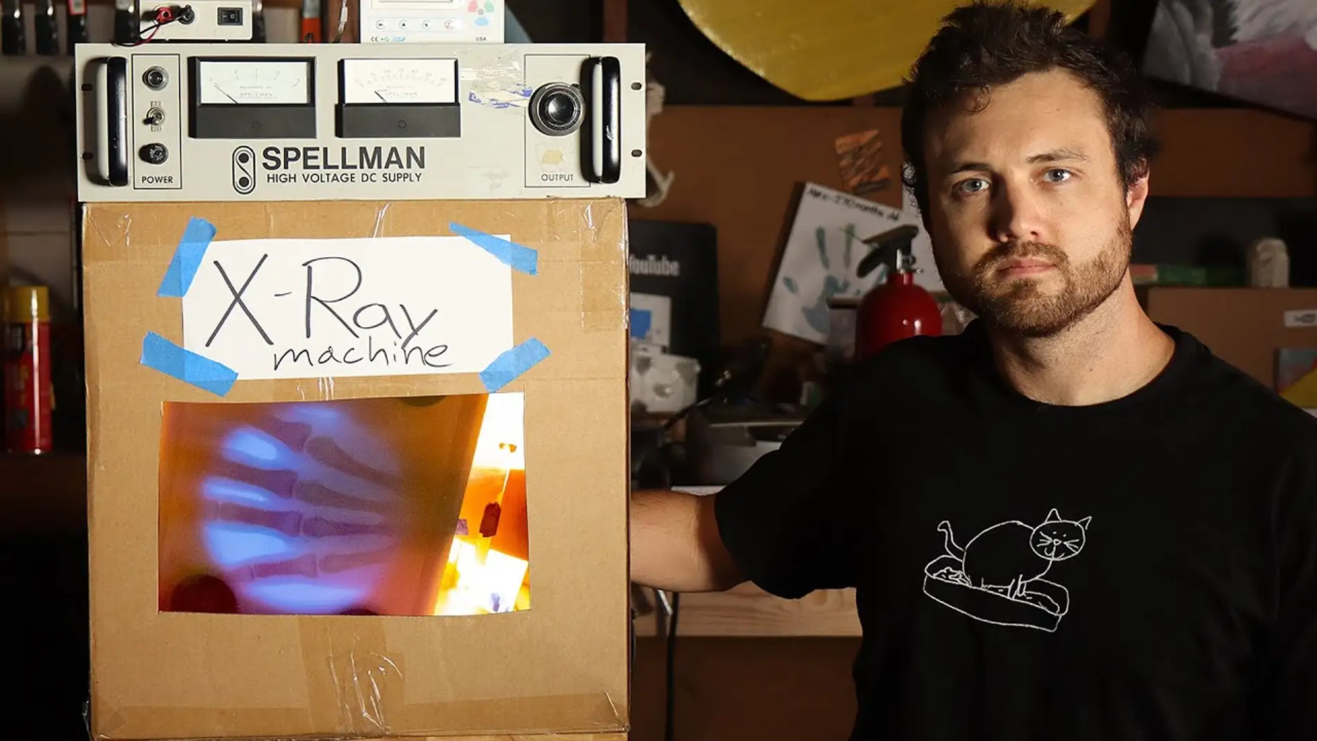 Un youtuber construye su propia máquina de rayos X