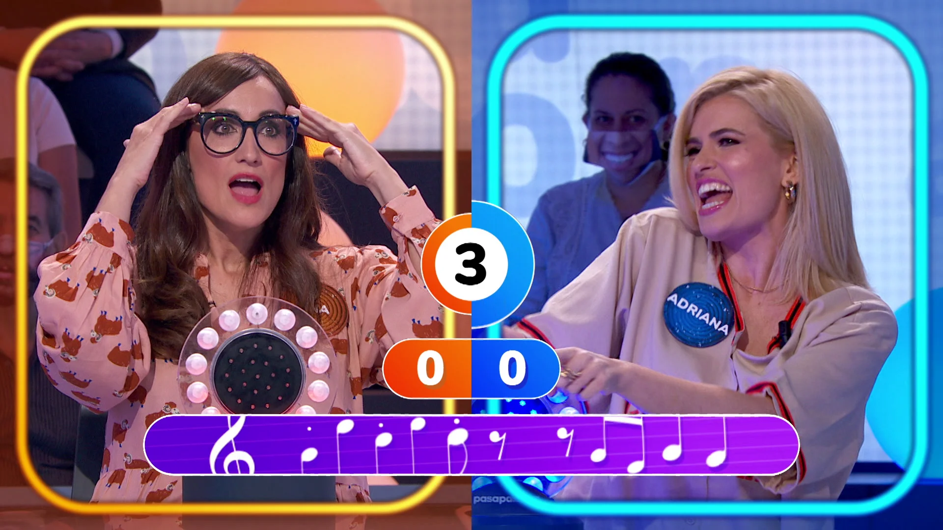 “Que me la lías”: Roberto Leal apercibe a Adriana Abenia por su ‘atrevimiento’ en ‘La Pista’ “Que me la lías”: Roberto Leal apercibe a Adriana Abenia por su ‘atrevimiento’ en ‘La Pista’