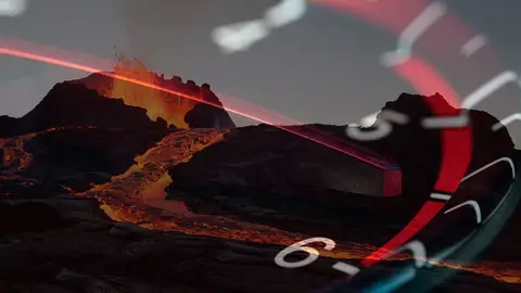 Velocidad de la lava del volcán de La Palma Velocidad de la lava del volcán de La Palma