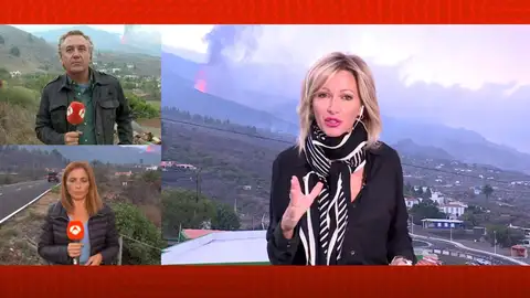 Susanna Griso desde La Palma. Susanna Griso desde La Palma.