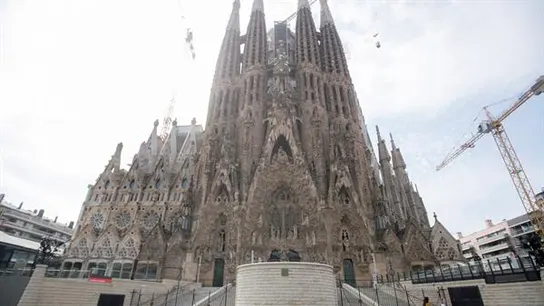 La Sagrada Familia, en Barcelona La Sagrada Familia, en Barcelona