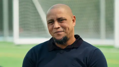 El exfutbolista del Real Madrid Roberto Carlos El exfutbolista del Real Madrid Roberto Carlos