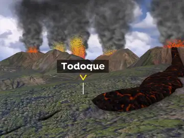 Realidad aumentada de las bocas del volcán en La Palma Realidad aumentada de las bocas del volcán en La Palma