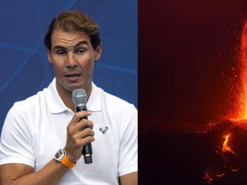 Rafa Nadal promete ayudar a los afectados por la erupción del volcán en La Palma