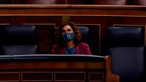 Imagen de la sesión de control al Gobierno Imagen de la sesión de control al Gobierno