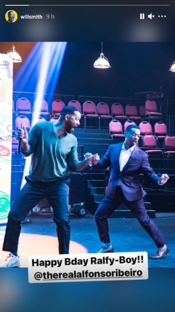 Will Smith felicita a Alfonso Ribeiro