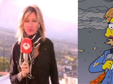 El meme de Los Simpsons y Susanna Griso que se hace viral tras la erupción del volcán en La Palma