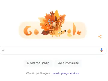 Google dedica un doodle especial a la llega de otoño Google dedica un doodle especial a la llega de otoño
