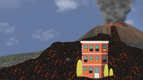 Así es en algunos puntos la enorme colada de lava del volcán de La Palma Así es en algunos puntos la enorme colada de lava del volcán de La Palma