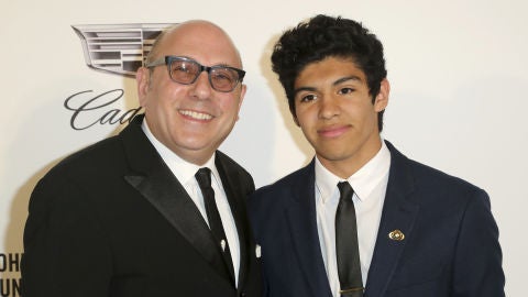 Willie Garson con su hijo Nathen