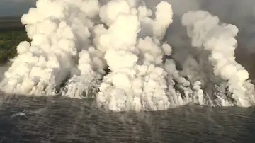 El volcán Kilauea, un precedente para saber qué ocurrirá cuando la lava de Cumbre Vieja llegue al mar El volcán Kilauea, un precedente para saber qué ocurrirá cuando la lava de Cumbre Vieja llegue al mar