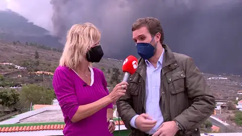 Pablo Casado, desde La Palma: Pablo Casado, desde La Palma: