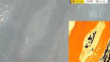 Las cámras térmicas permiten ver como evoluciona la lava del volcán Las cámras térmicas permiten ver como evoluciona la lava del volcán