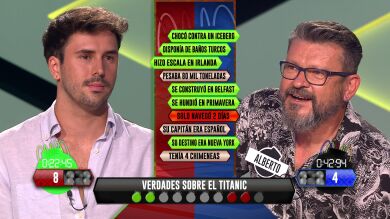 Alberto presagia su futuro al escoger el tema de las preguntas: “Hundidos”
