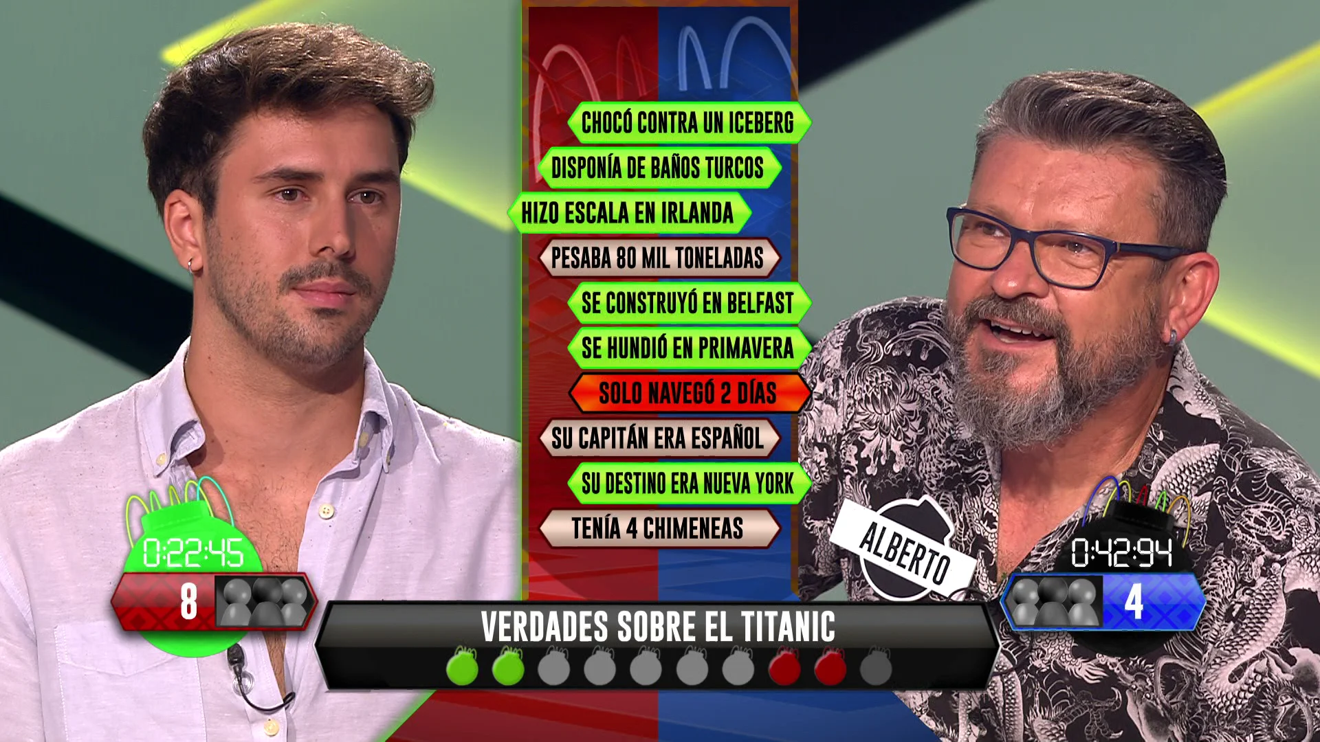 Alberto presagia su futuro al escoger el tema de las preguntas: “Hundidos” Alberto presagia su futuro al escoger el tema de las preguntas: “Hundidos”