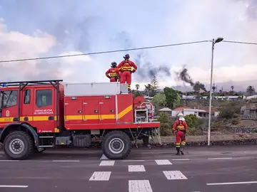 Efectivos de la Unidad Militar de Emergencias en La Palma Efectivos de la Unidad Militar de Emergencias en La Palma