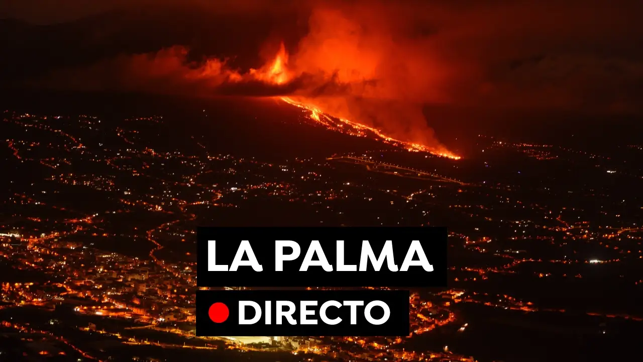 Evolución de la erupción del volcán de La Palma por Todoque y la llegada de la lava al mar, en directo Evolución de la erupción del volcán de La Palma por Todoque y la llegada de la lava al mar, en directo