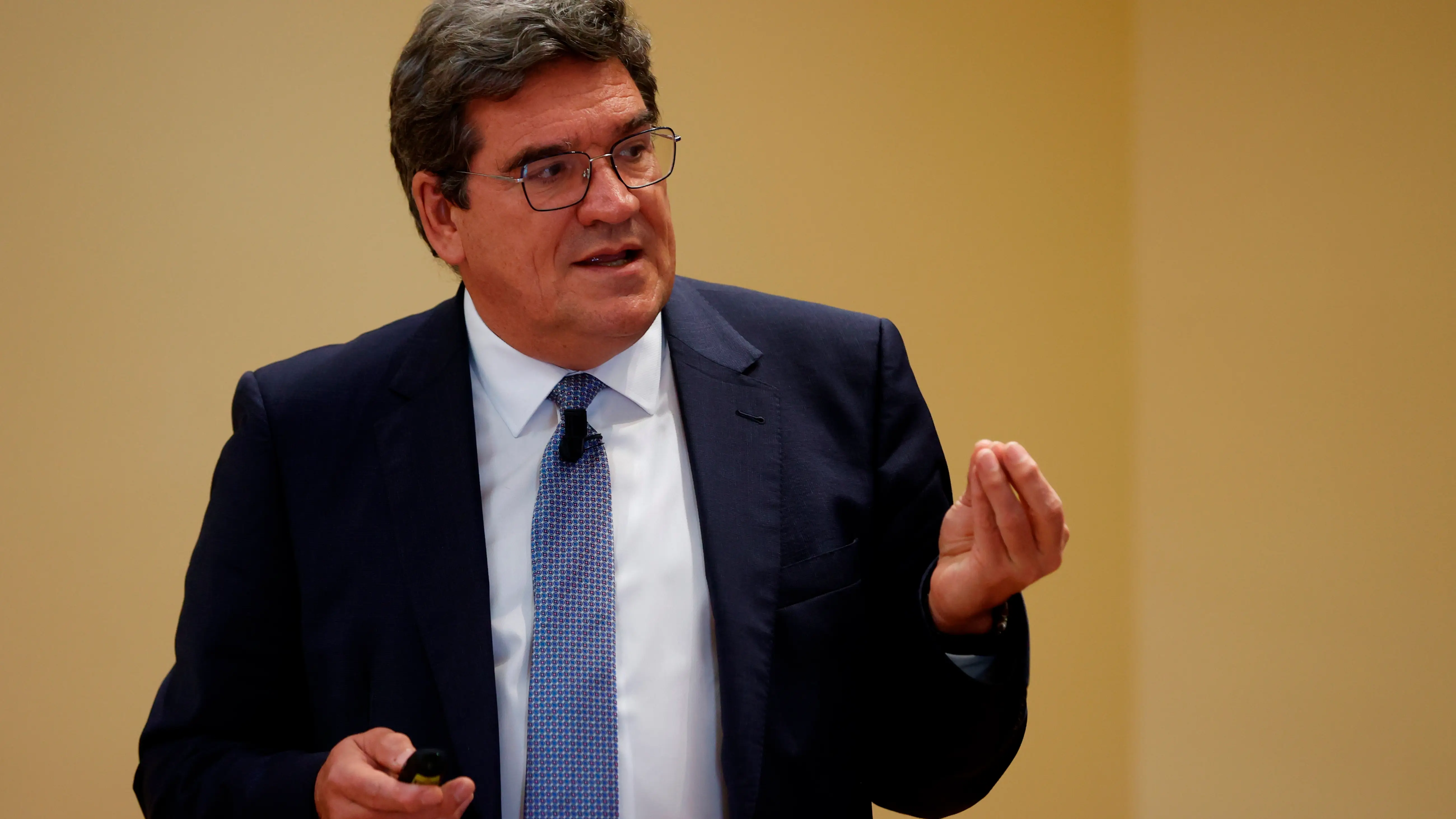 El ministro Jos&eacute; Luis Escriv&aacute; 