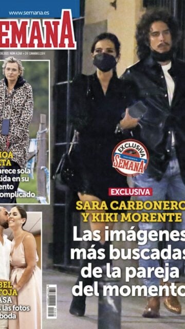 Portada de revista Semana con Sara Carbonero y Kiki Morente 