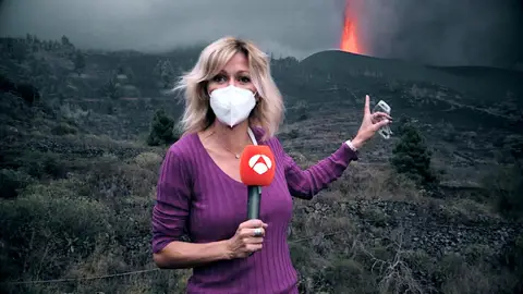 Susanna Griso en La Palma. Susanna Griso en La Palma.