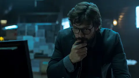 Álvaro Morte como El Profesor en 'La Casa de Papel' Álvaro Morte como El Profesor en 'La Casa de Papel'
