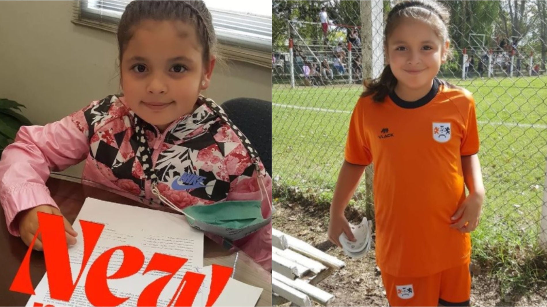 Felicitas Flores, la futbolista más joven en firmar un contrato con Nike a  los 8 años