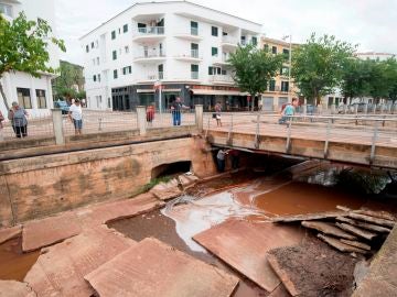 Destrozos ocasionados en Menorca tras el paso de la DANA