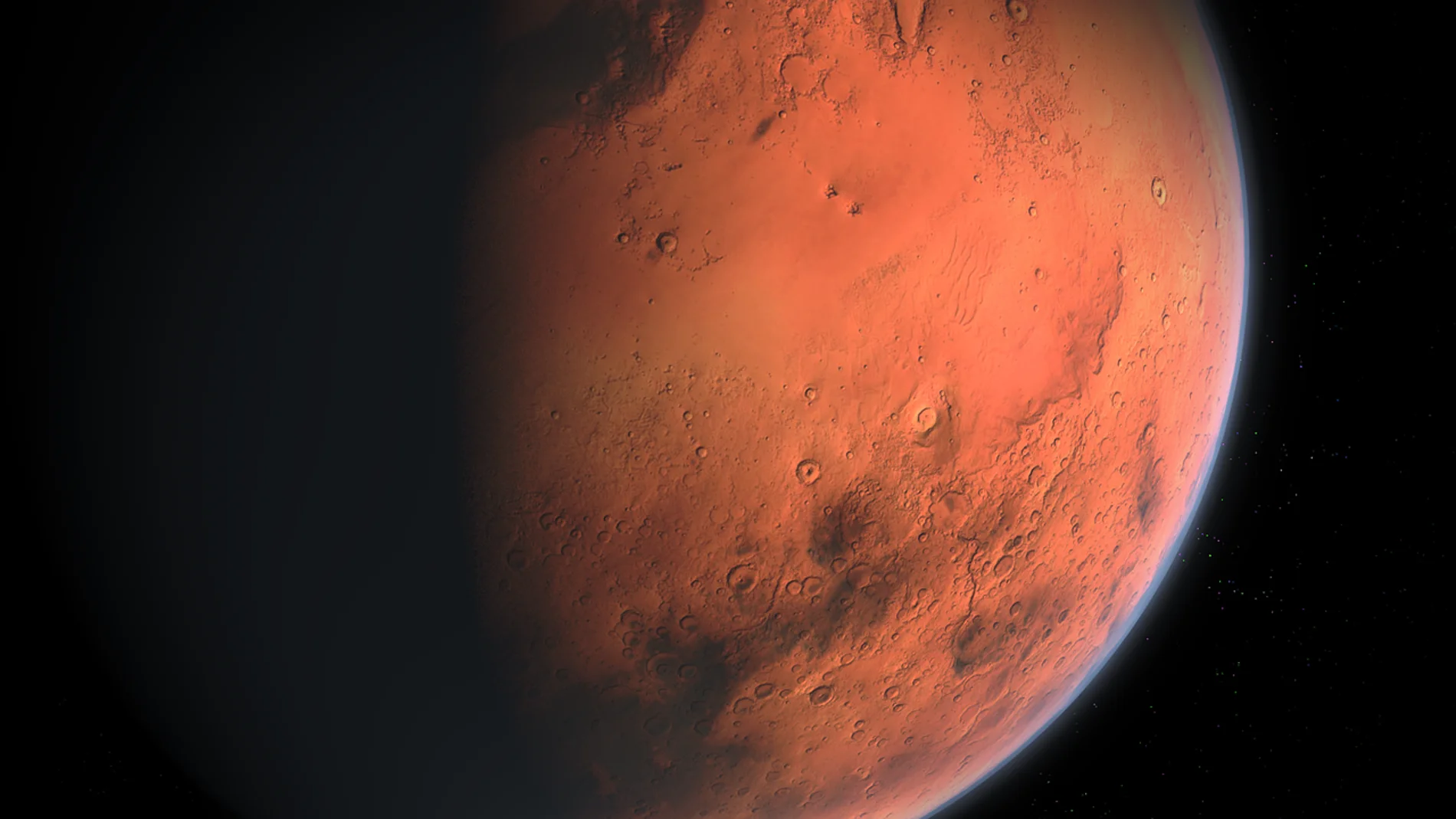 En Marte también existieron erupciones volcánicas y duraron hasta 500 millones de años seguidos