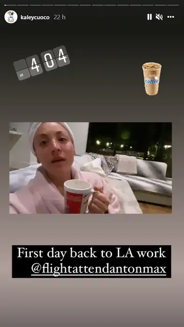Kaley Cuoco de vuelta al rodaje Kaley Cuoco de vuelta al rodaje