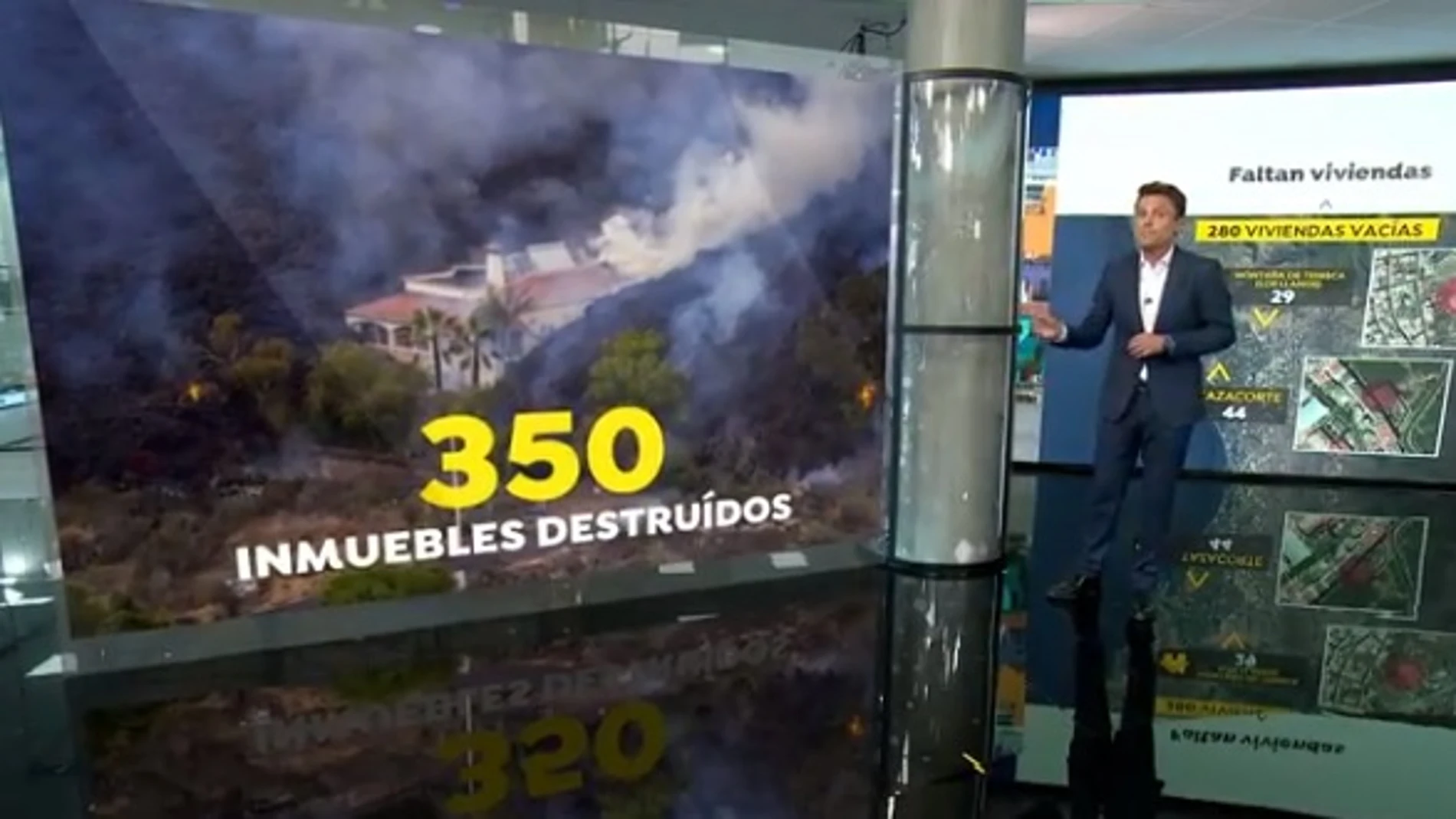 El Gobierno de La Palma anuncia la compra de viviendas para realojar a los evacuados por el volcán