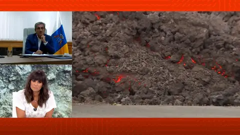 Afectados por el volcán. Afectados por el volcán.