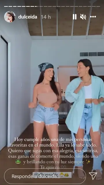 El mensaje de Dulceida a Alba Paul El mensaje de Dulceida a Alba Paul