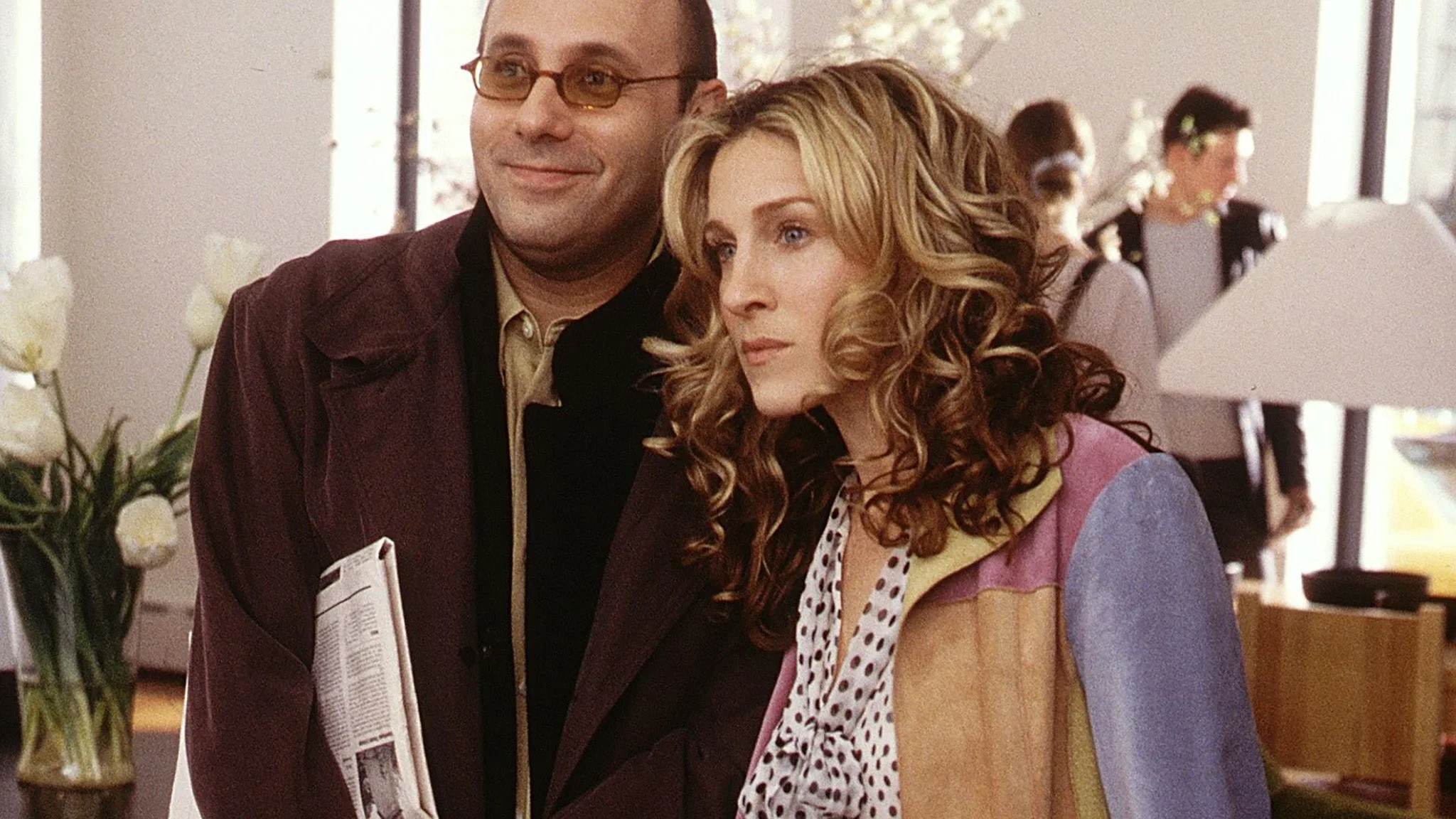 Sarah Jessica Parker y Willie Garson en 'Sexo en Nueva York'
