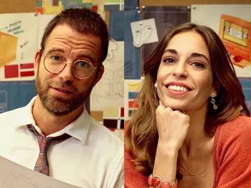 Carles Francino y Carlota Baró son Fran y Coral en 'Amar es para siempre' Carles Francino y Carlota Baró son Fran y Coral en 'Amar es para siempre'
