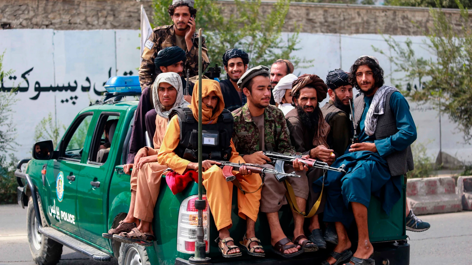 Taliban patrol in Kabul, Afghanistan, 23 September 2021.