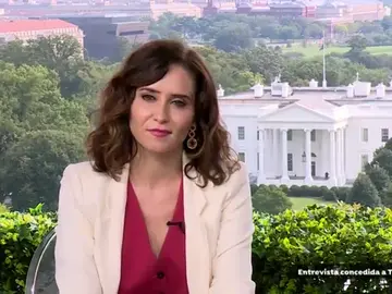 Ayuso: "He notado interés por Madrid; pero se sorprenden de que haya en España una política fiscal tan rígida" Ayuso: "He notado interés por Madrid; pero se sorprenden de que haya en España una política fiscal tan rígida"