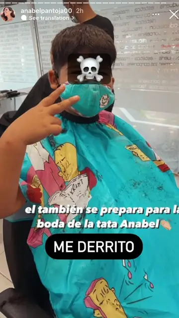 Alberto, el hijo de Isa Pantoja, preparándose para la boda de su tía, Anabel Pantoja Alberto, el hijo de Isa Pantoja, preparándose para la boda de su tía, Anabel Pantoja