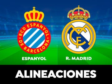Alineaciones del Real Madrid contra el Espanyol en el partido de hoy de Liga Santander