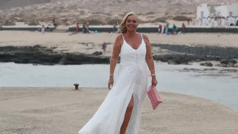 Belén Esteban en la boda de Anabel Pantoja Belén Esteban en la boda de Anabel Pantoja