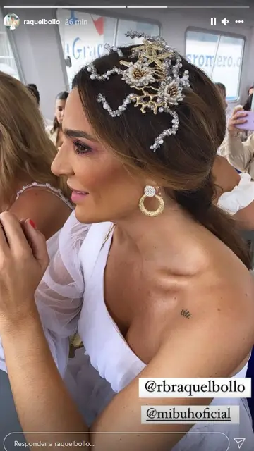 Raquel Bollo en la boda de Anabel Pantoja Raquel Bollo en la boda de Anabel Pantoja