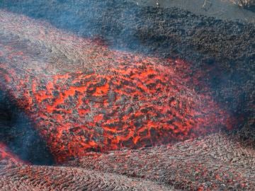 Lava volcán La Palma 