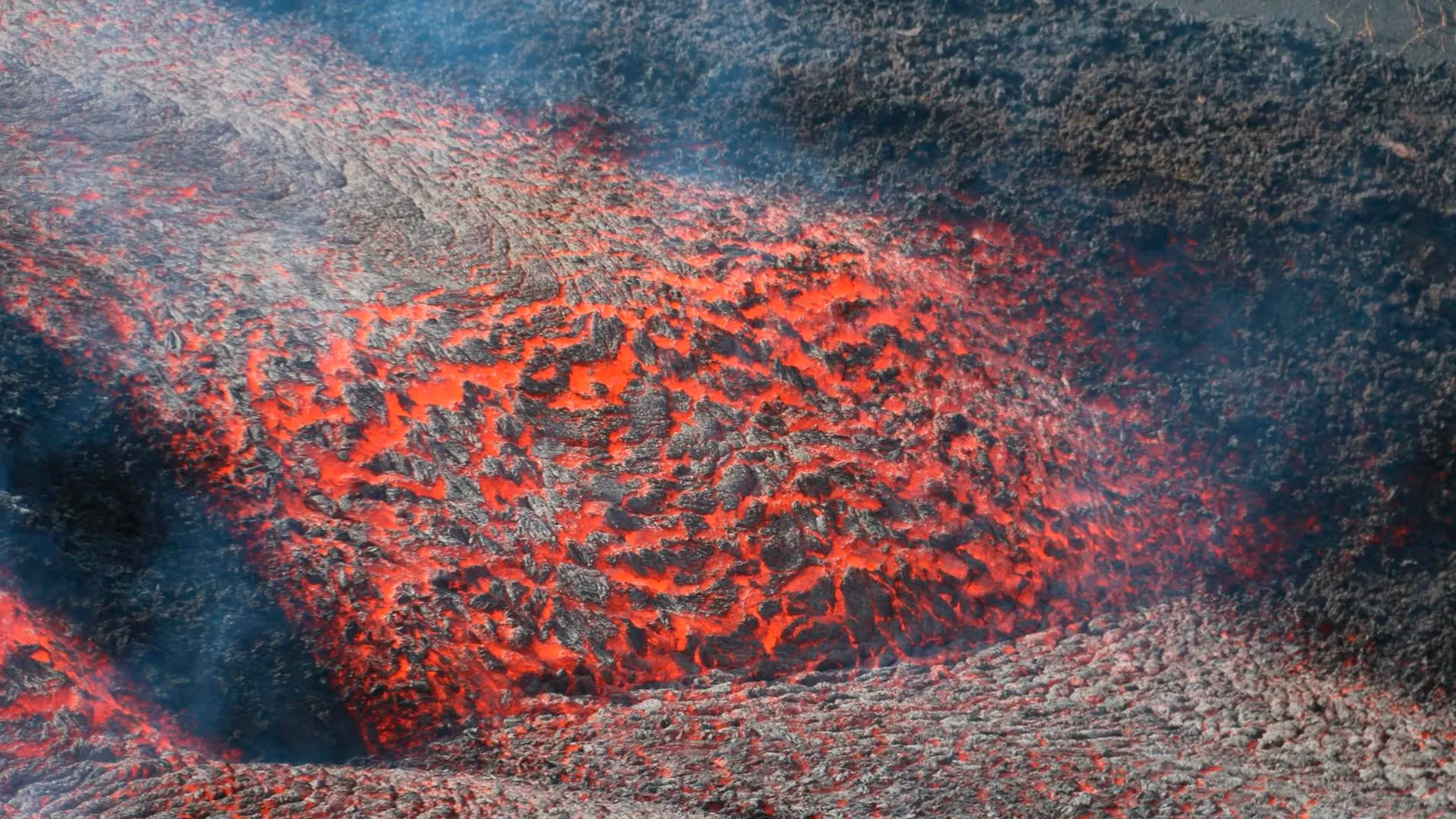 Lava volcán La Palma 