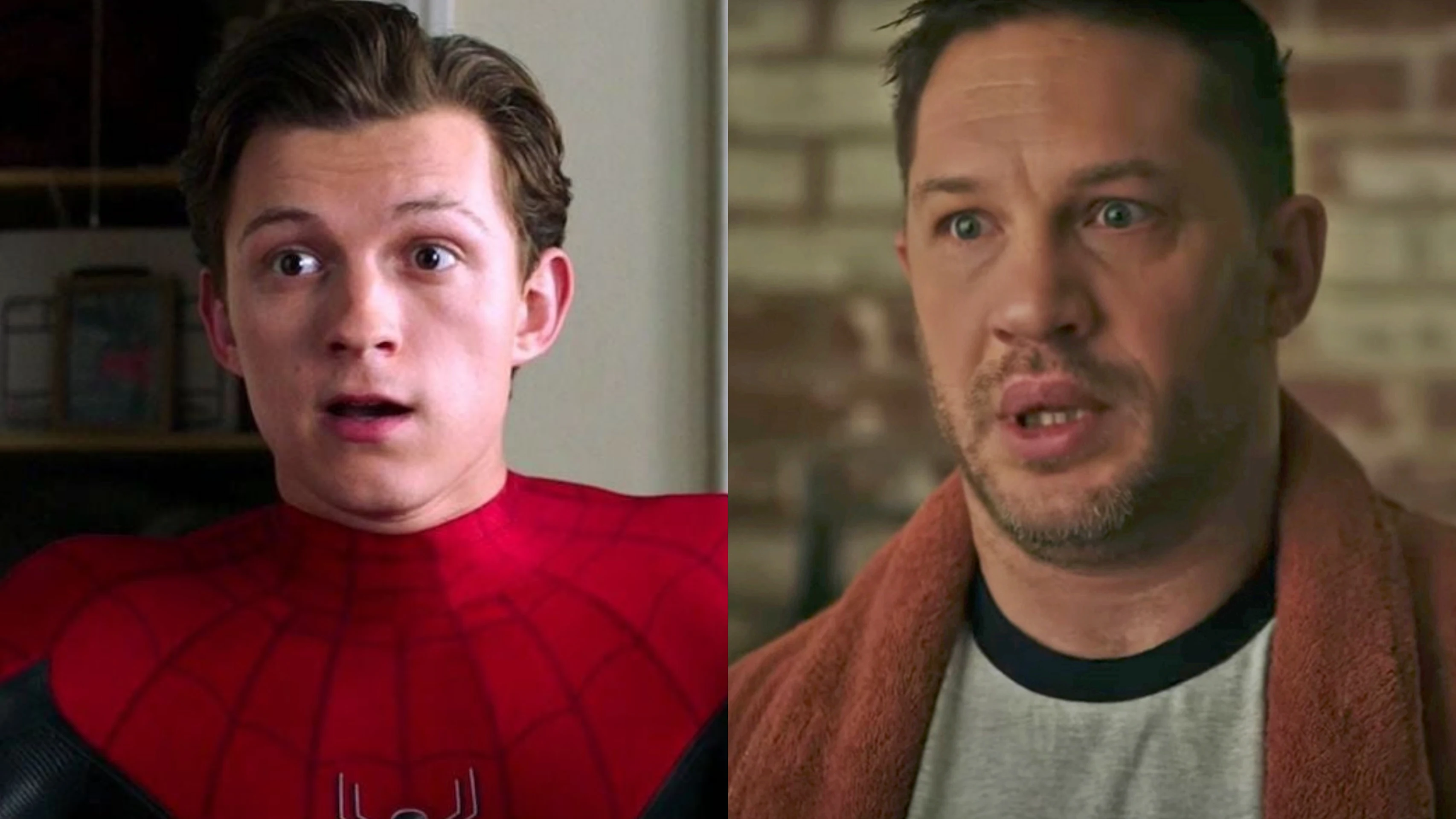 Tom Holland y Tom Hardy Tom Holland y Tom Hardy