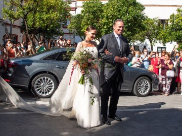 Claudia Osborne y Bertin Osborne en la boda