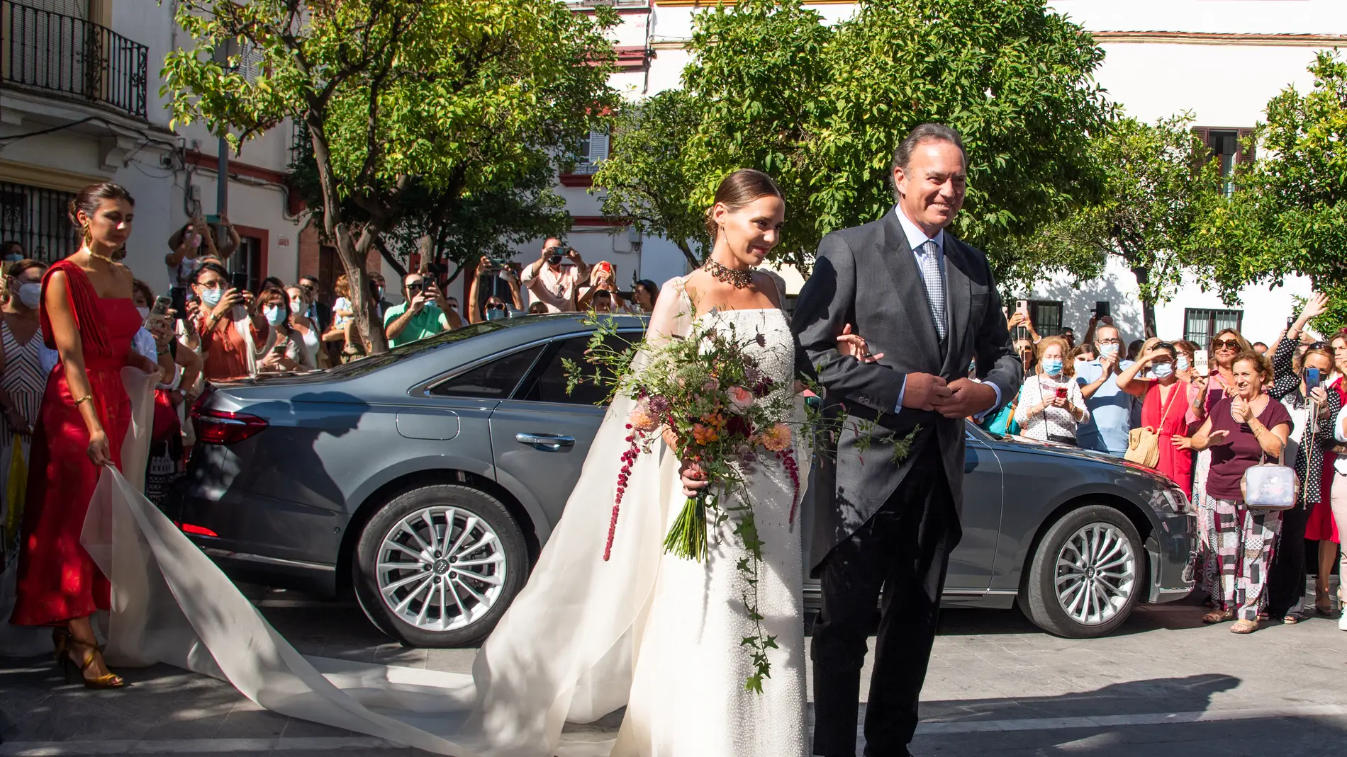 Claudia Osborne y Bertin Osborne en la boda