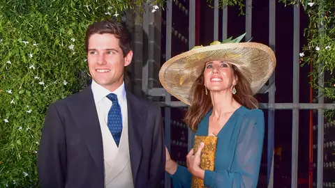 José Entrecanales en su boda con Claudia Osborne José Entrecanales en su boda con Claudia Osborne